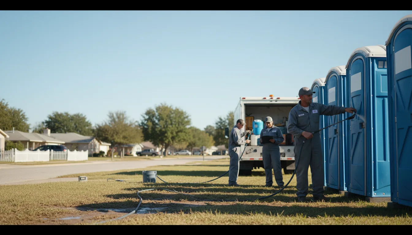 Long-Term Portable Toilet Rental in Alvin, TX near me